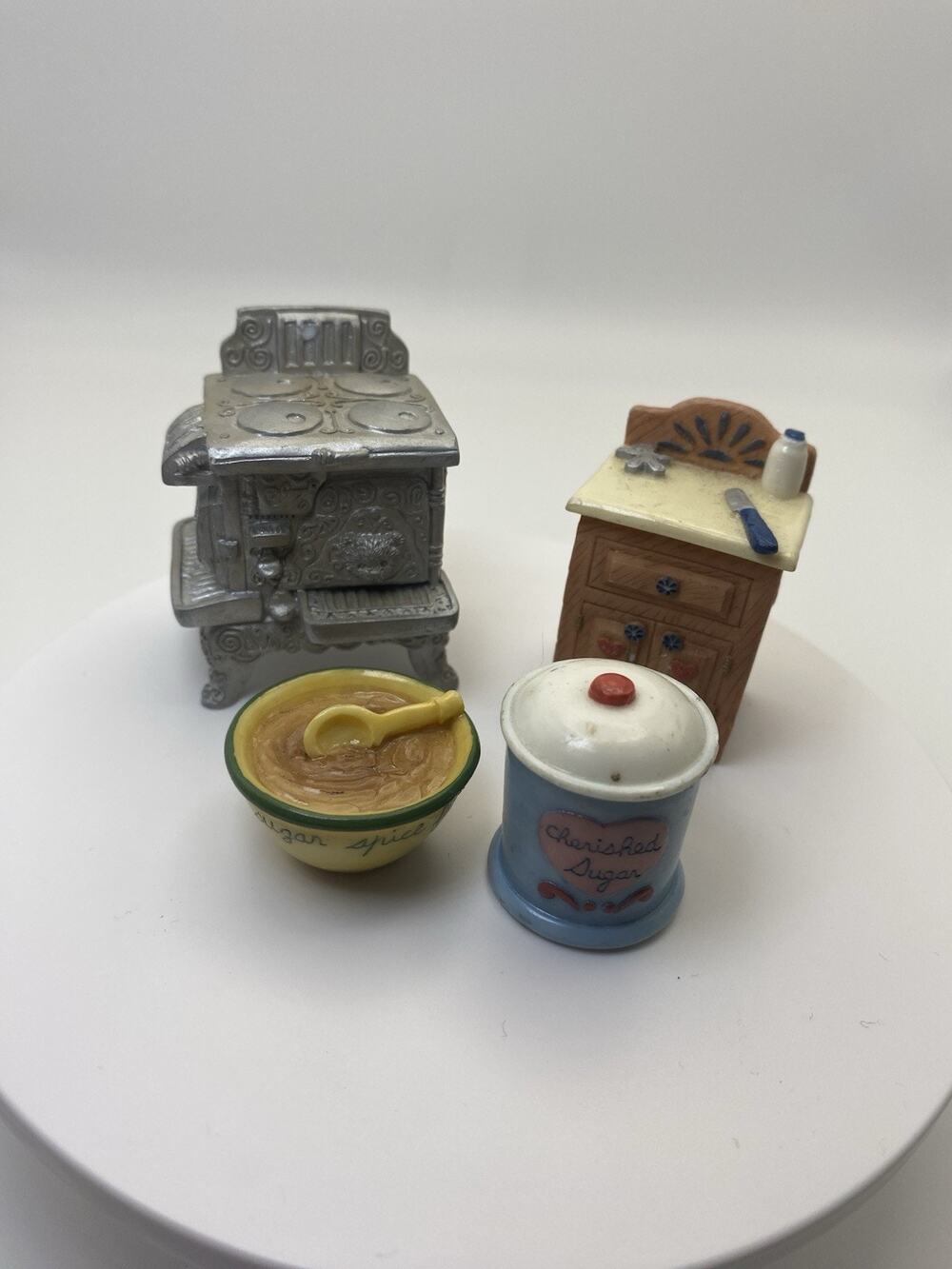 Cherished Teddies Sugar & Spice Mini Accessories 1998 Kitchen Baking
